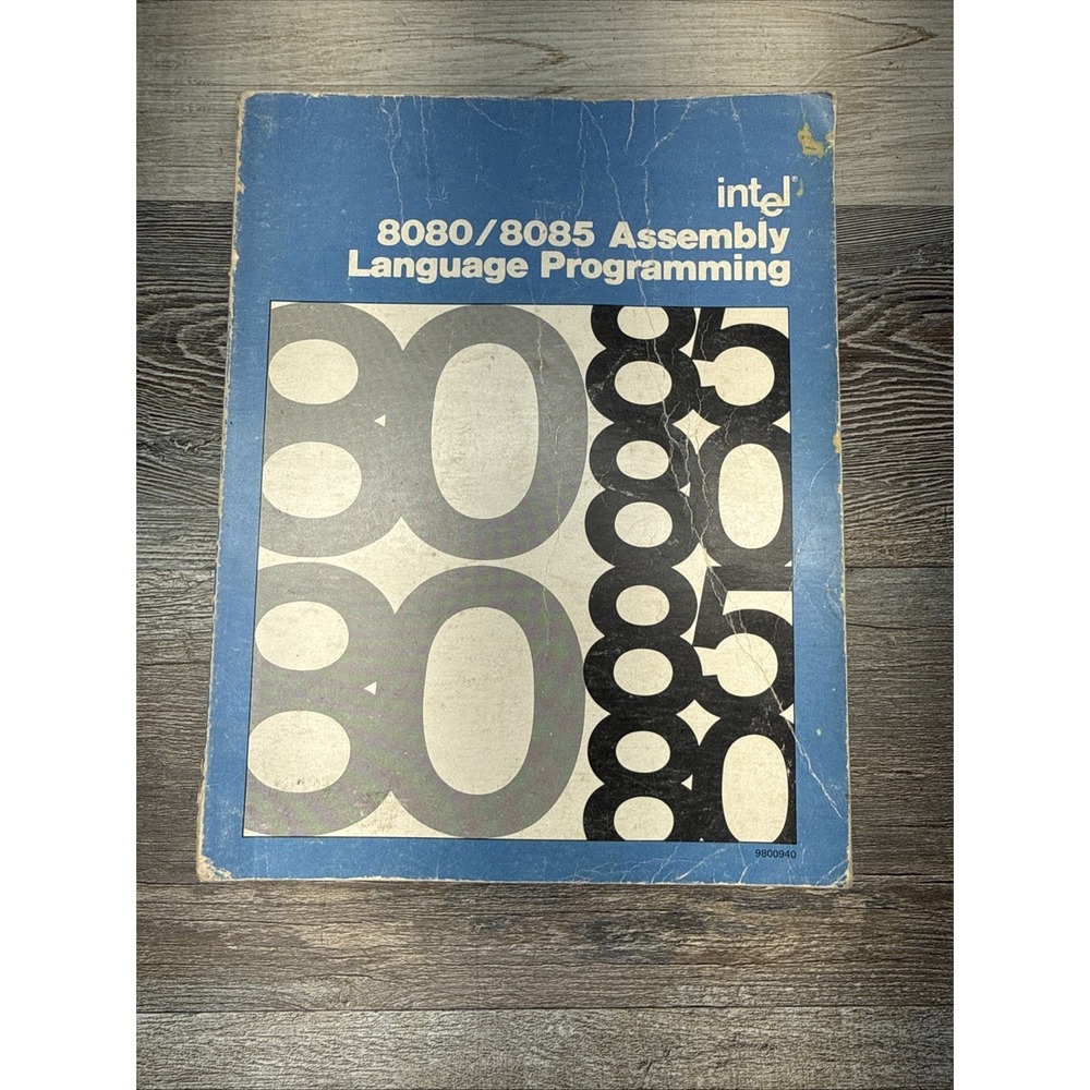 1979 INTEL 8080 8085 ASSEMBLY LANGUAGE PROGRAMMING PB/PAPERBACK BOOK